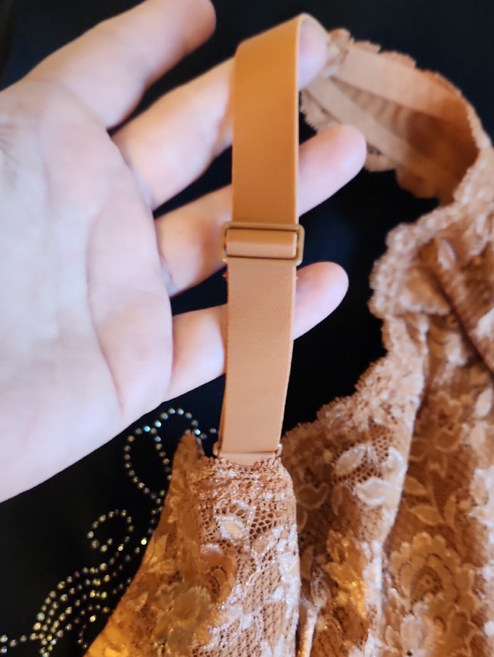 EUC Cosabella Lace Curvy Plungie Longline Bralette in Cinnamon Italy Sz M - Picture 8 of 12